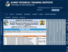 Tablet Screenshot of kaiboitech.ac.ke